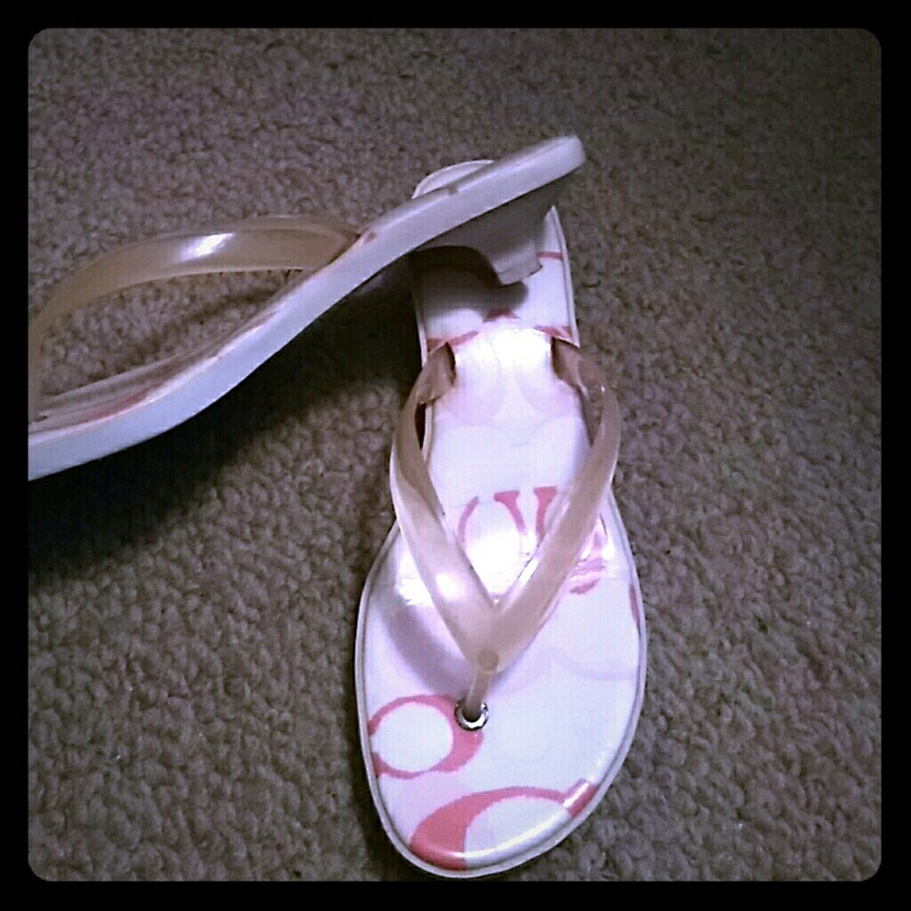COACH JELLY SANDALS